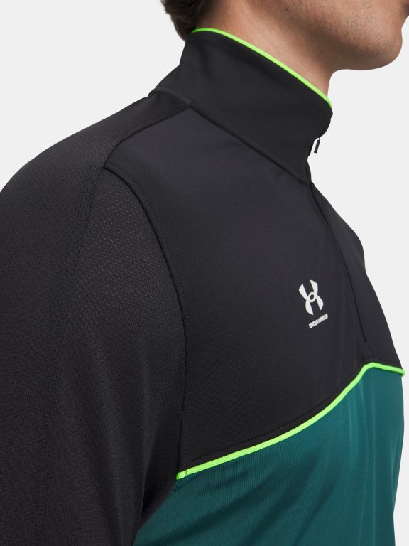 Толстовка Under Armour Challenger Training QZ Man gray green