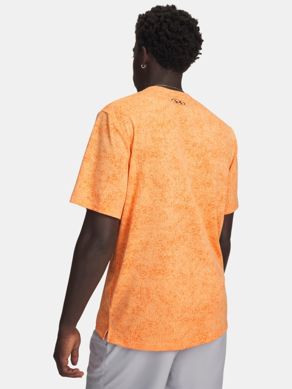 Under Armour Tech Tee Pixelate Man Orange