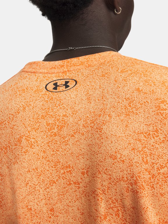 Under Armour Tech Tee Pixelate Man Orange