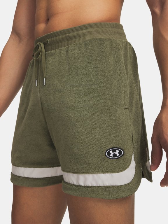 Kraťasy Under Armour Icon SW Terry Shorts Man Green