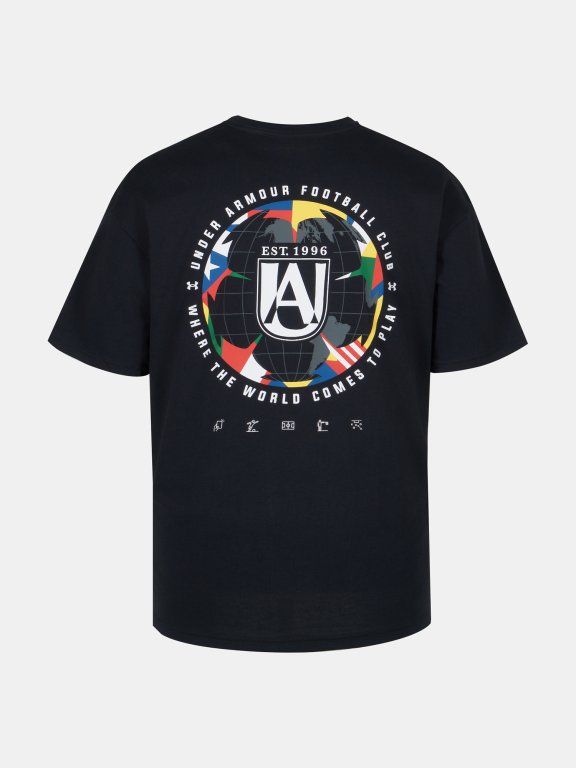 Triko Under Armour GFB FLAG HWT SS Man Black
