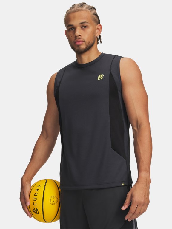 Under Armour Hoops M Training Tank Man green/grey