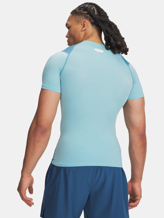 Футболка Under Armour HG Elite Comp SS Man Blue