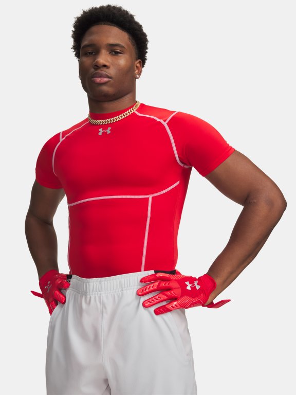 Футболка Under Armour HG Elite Comp SS Man Red