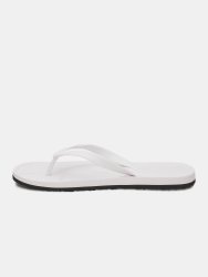 White Under Armour Sarasota Man White Slippers
