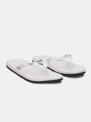 White Under Armour Sarasota Man White Slippers