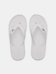 White Under Armour Sarasota Man White Slippers