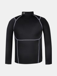 Футболка Under Armour HG Elite Comp Mock LS Man black
