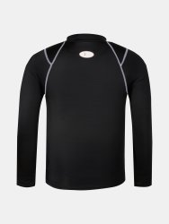 Футболка Under Armour HG Elite Comp Mock LS Man black