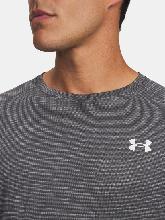 Футболка Under Armour Tech Textured SS Man green/grey