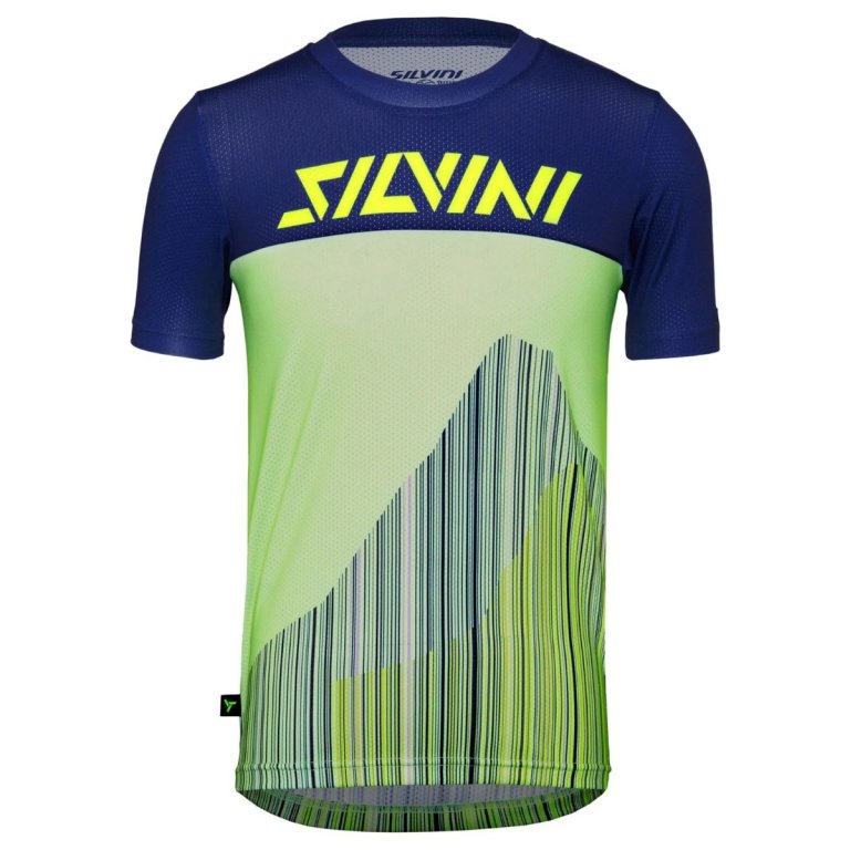 Silvini Denni CD2283 J Cyklistický dres - modrý/zelený