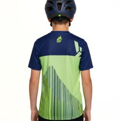 Silvini Denni CD2283 J Cyklistický dres - modrý/zelený