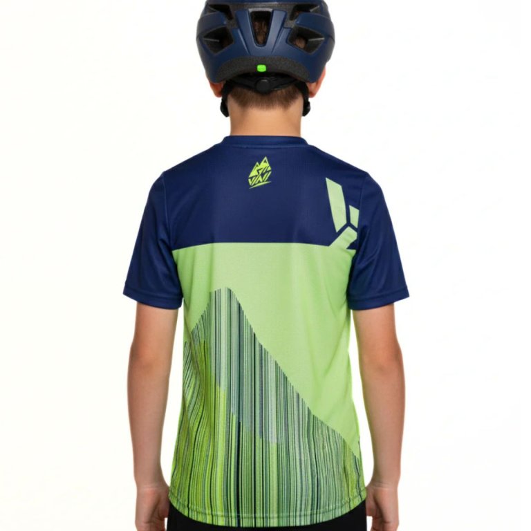Silvini Denni CD2283 J Cyklistický dres - modrý/zelený