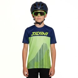 Silvini Denni CD2283 J Cyklistický dres - modrý/zelený