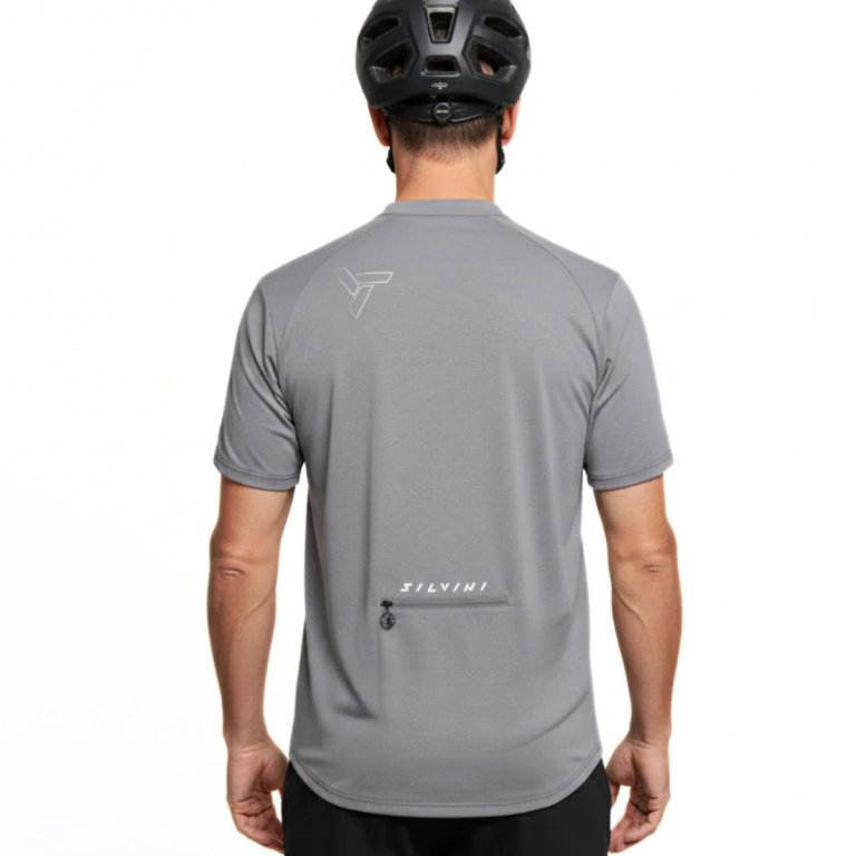 Cyklistický dres Silvini Naturno MD2635 M - sivý