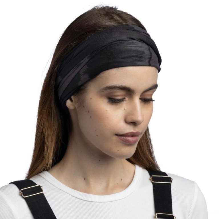 Nákrčník Buff CoolNet UV® - černá/šedá