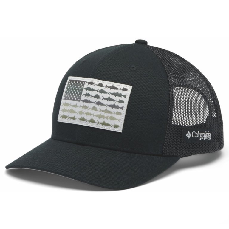Кепка Columbia PFG Fish Flag™ Mesh Snap Back - чорна