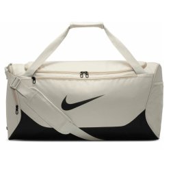 Сумка Nike Brasilia Medium Duffel 60L - бежево/чорна