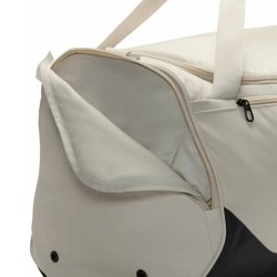 Сумка Nike Brasilia Medium Duffel 60L - бежево/чорна