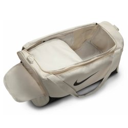 Сумка Nike Brasilia Medium Duffel 60L - бежево/чорна