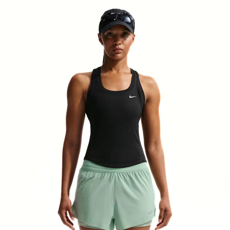 Tielko Nike Tempo Dri-Fit Crop Mesh Tank W - čierne