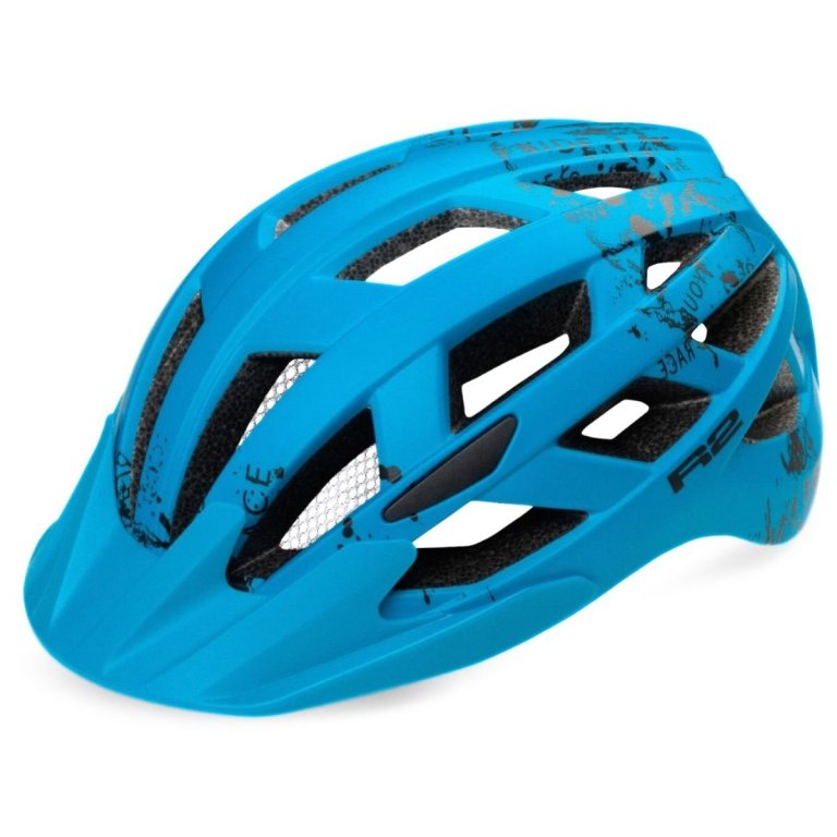 Cyklistická helma R2 Lumen J - modrá/černá