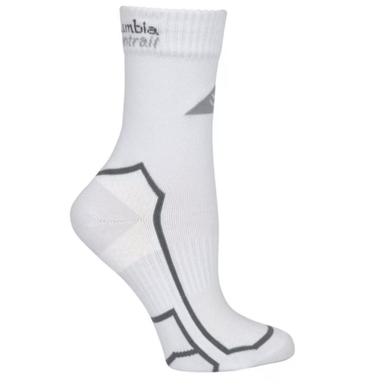 Шкарпетки Columbia Trail Run Lightweight Wool High Quarter - білі