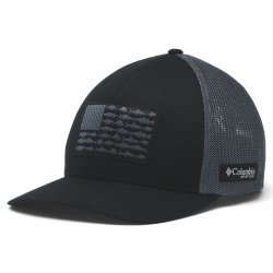 Кепка Columbia PFG Fish Flag™ Mesh Mesh - чорно/сіра