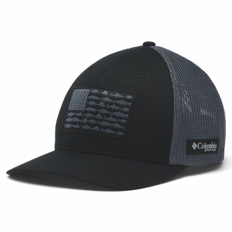 Кепка Columbia PFG Fish Flag™ Mesh Mesh - чорно/сіра