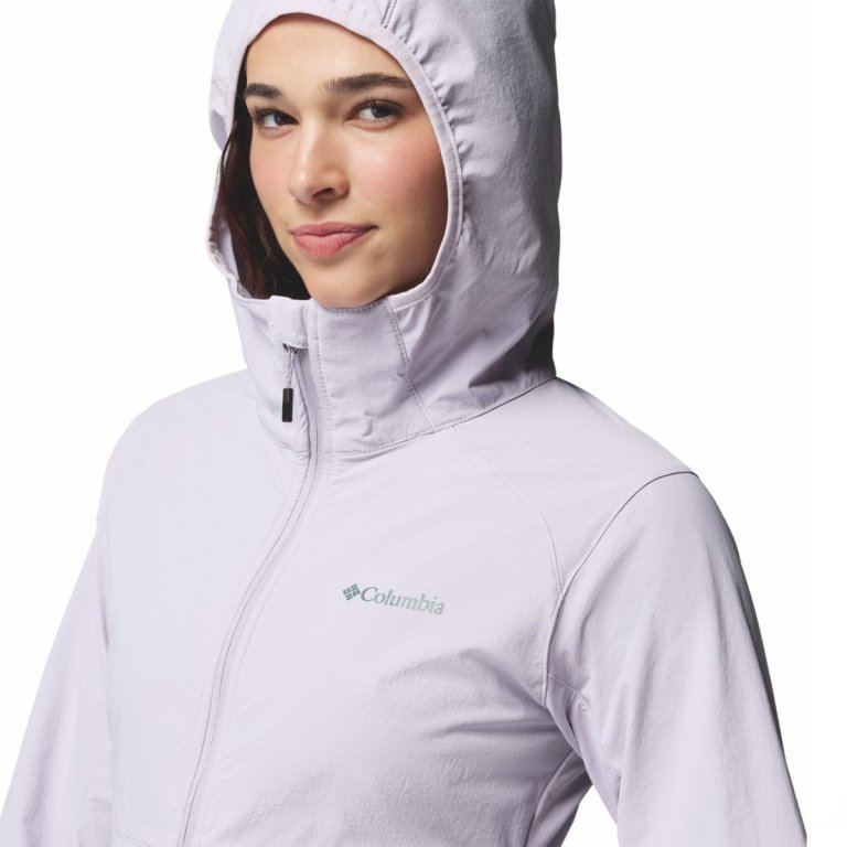 Куртка Columbia Heather Canyon™ II Hooded Softshell W - фіолетова
