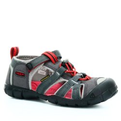 Взуття дитяче Keen Seacamp II CNX C - сіре/червоне