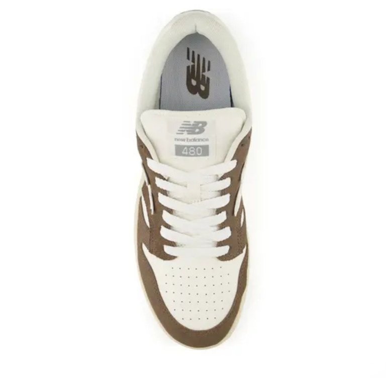 Кросівки New Balance 480 - коричневі/білі