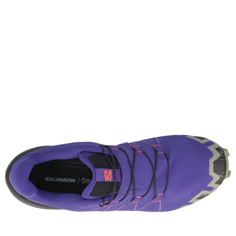 Кросівки Salomon Speedcross 6 W - синьо/червоно/чорні