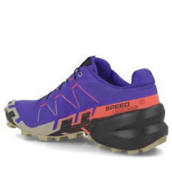 Кросівки Salomon Speedcross 6 W - синьо/червоно/чорні