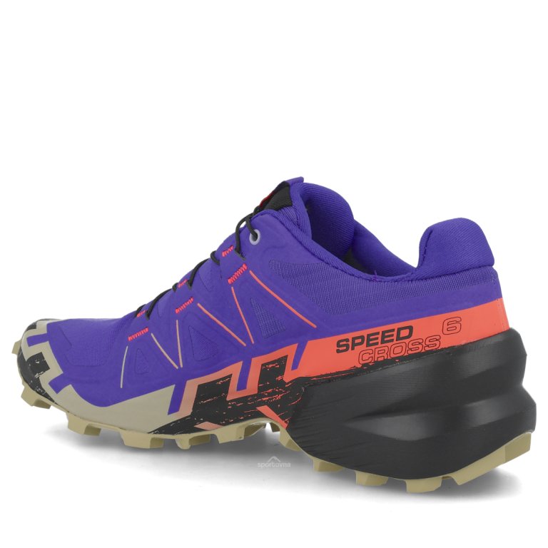 Кросівки Salomon Speedcross 6 W - синьо/червоно/чорні