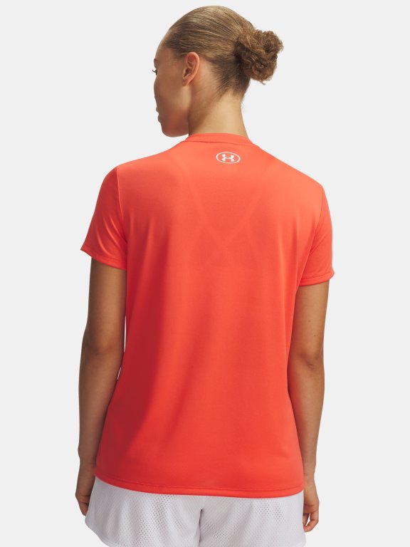 Футболка Under Armour Tech SSV- Solid Wmn Red