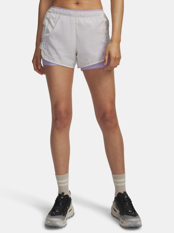 Шорти Under Armour Explore Trail Ultra Lnd Sht Wmn white