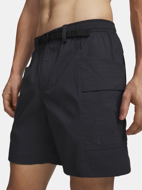 Kraťasy Under Armour Explor Hike Cargo Short Man Grey