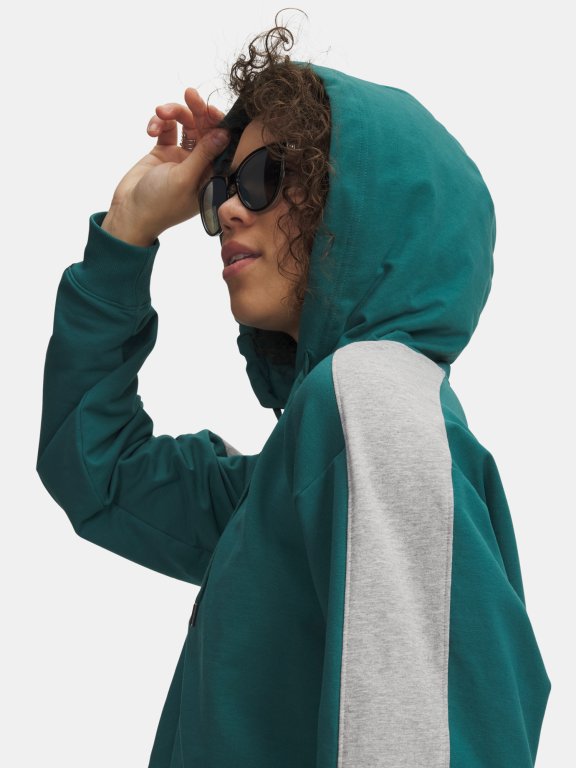 Спортивна махрова толстовка Under Armour Sport Terry Trend Wmn gray green