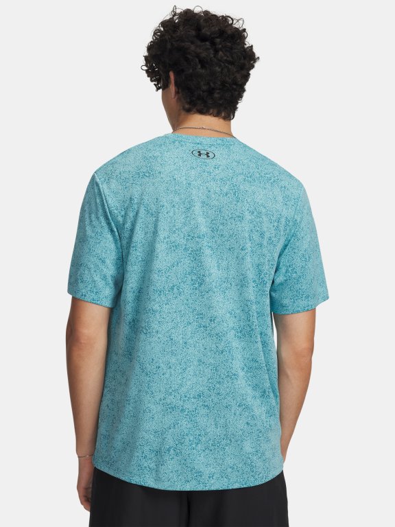 Under Armour Tech Tee Pixelate Man Blue