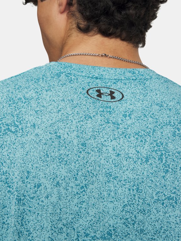 Under Armour Tech Tee Pixelate Man Blue