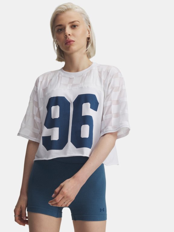 Футболка Under Armour Burnout 96 Tee Wmn white white
