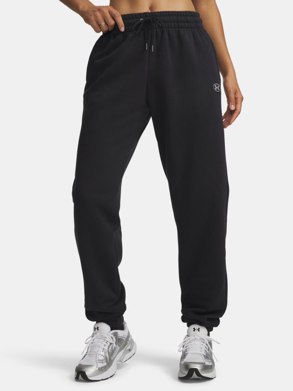 Tepláky Under Armour Icon Flc Varsity Jogger Wmn Black