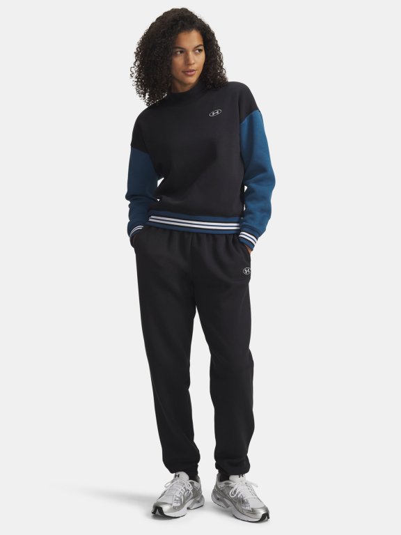 Tepláky Under Armour Icon Flc Varsity Jogger Wmn Black