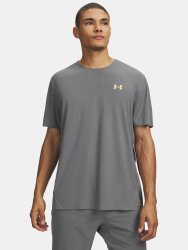 Футболка Under Armour Explore Trail Run ULW SS Man gray green