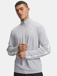 Футболка Under Armour Tech Taping 1/2 Zip Чоловіча зелено-сіра