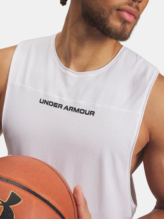 Тренувальні обручі Under Armour Hoops Training Tank Man white