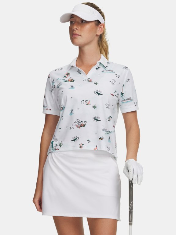 Футболка Under Armour ArmourDry Golf Trip Polo Wmn white