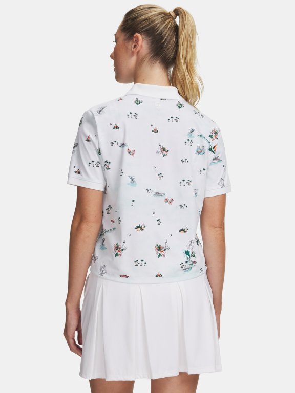 Футболка Under Armour ArmourDry Golf Trip Polo Wmn white