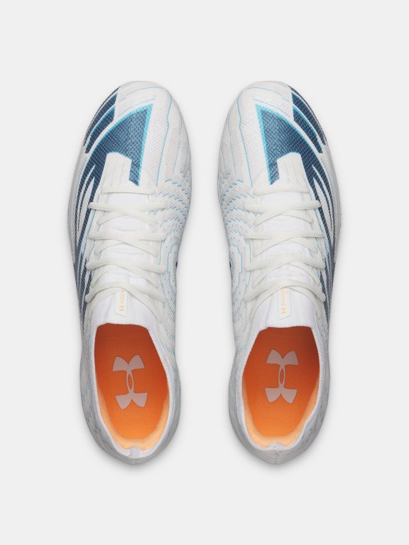 Kopačky Under Armour Shadow Elite 4 Mach FG Man White
